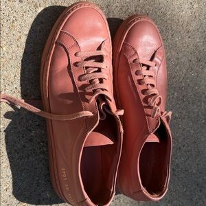 Men's Leather Sneakers in Dusty Rose